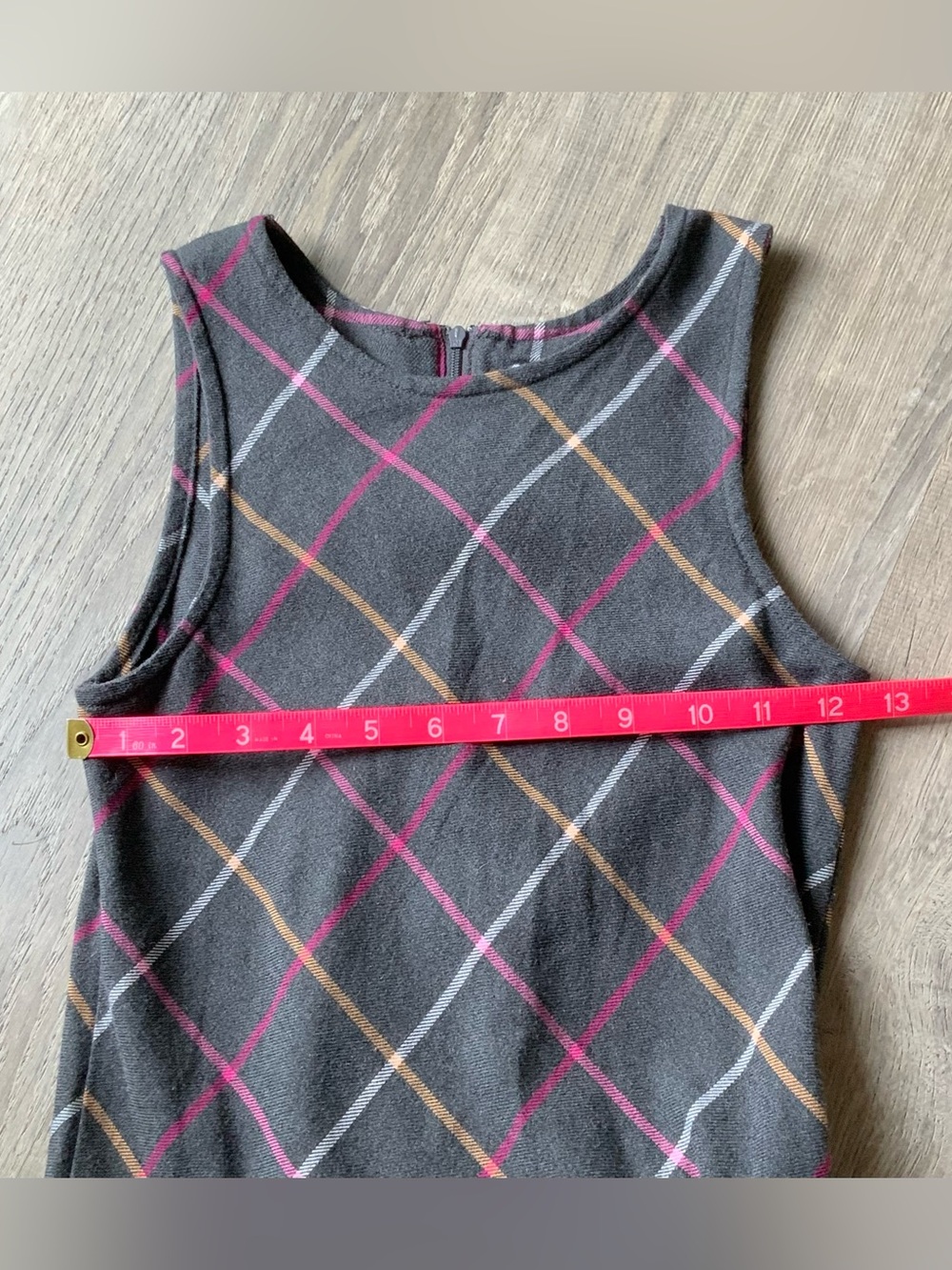 Gymboree Argyle Jumper Dress Girls Size: 9 - Picture 7 of 9